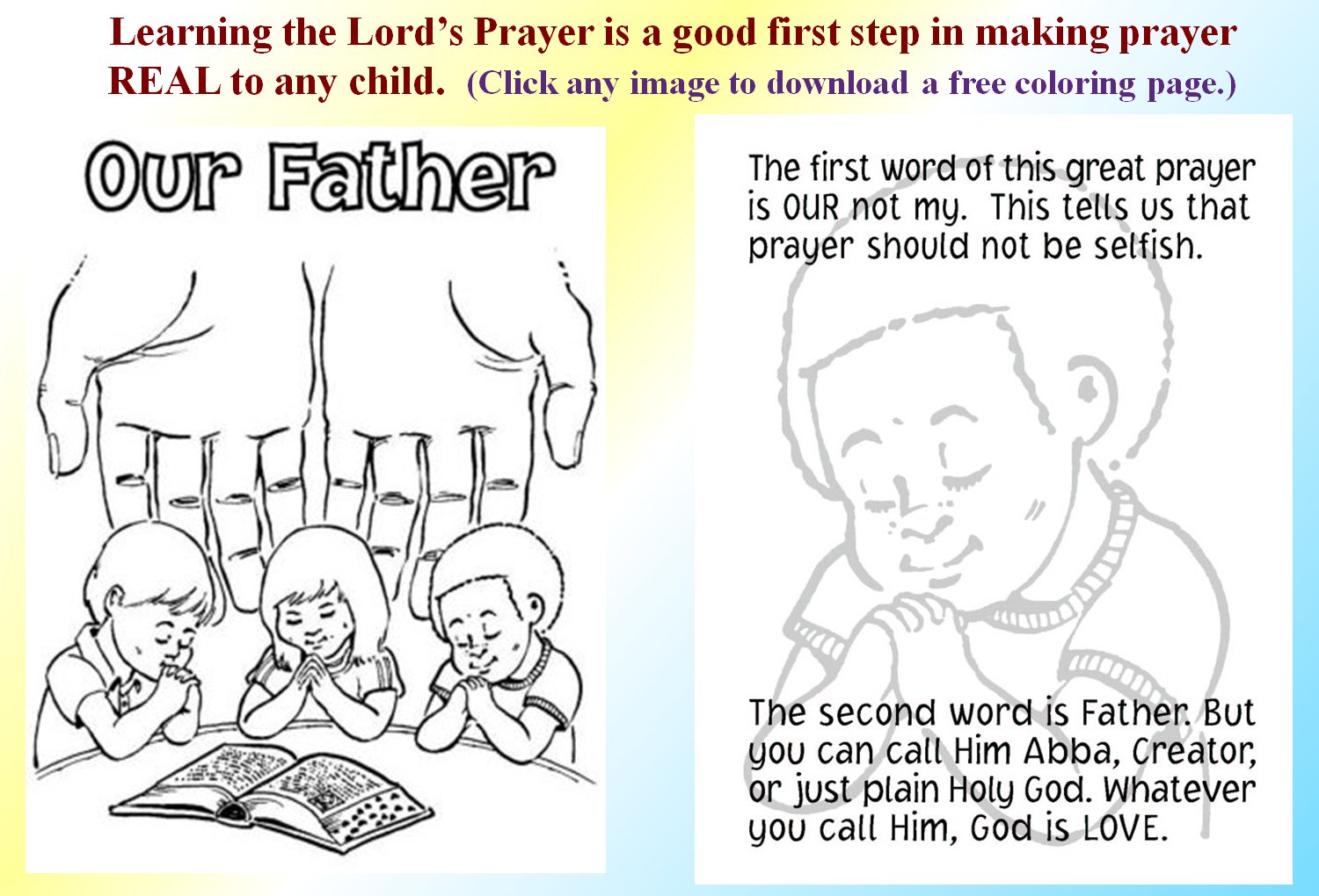 Free Bible Coloring pages salvation